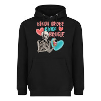 Black kinda broke kinda bougie Heavyweight Hoodie - MaliasSmallBusiness