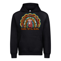 Black gobble till you wobble thanksgiving rainbow Urban Hoodie - RanaPortraitStore
