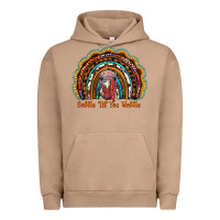 Pigment Burro gobble till you wobble thanksgiving rainbow Urban Hoodie - RanaPortraitStore