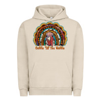 Pigment French Oak gobble till you wobble thanksgiving rainbow Urban Hoodie - RanaPortraitStore