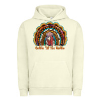 Pigment Pistachio gobble till you wobble thanksgiving rainbow Urban Hoodie - RanaPortraitStore