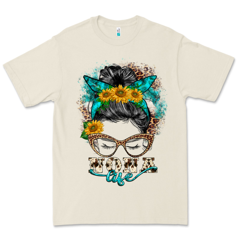 Nona Life Messy Bun Premium Tee by BarkalooDesign | Teevron