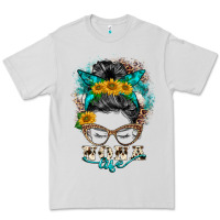 Dove Grey nona life messy bun Premium Tee - BarkalooDesign