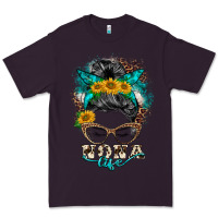 Plum nona life messy bun Premium Tee - BarkalooDesign