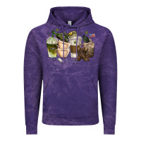 Cloud Purple coffee cups army Vintage Hoodie - texasbilliewilder