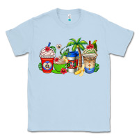 Dusty Blue dominican republic coffee cups Classic Tee - AdoDesignShop