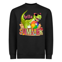 Black hello summer rex Heavyweight Sweatshirt - texasbilliewilder