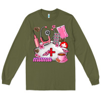 Army Green Mama Long Sleeve Tee - AdoDesignShop