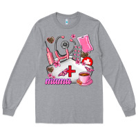 Heather Grey Mama Long Sleeve Tee - AdoDesignShop