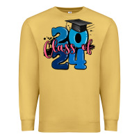 Antique Gold class of 2024 Premium Sweatshirt - MaliasSmallBusiness