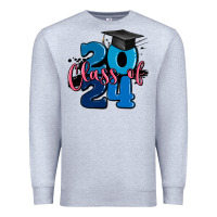 Heather Grey class of 2024 Premium Sweatshirt - MaliasSmallBusiness