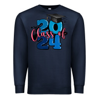 Navy class of 2024 Premium Sweatshirt - MaliasSmallBusiness