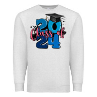 Oatmeal Heather class of 2024 Premium Sweatshirt - MaliasSmallBusiness