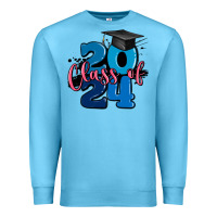 Ocean Blue class of 2024 Premium Sweatshirt - MaliasSmallBusiness