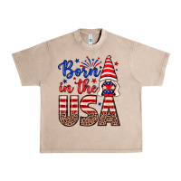French Oak Born in the USA gnome Urban Heavy Tee - Neo Western