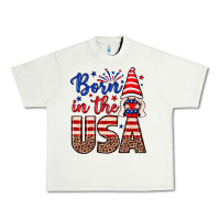 Pistachio Born in the USA gnome Urban Heavy Tee - Neo Western