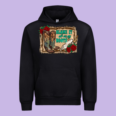 Blame It All On My Roots Urban Hoodie Designed By Ranaportraitstore