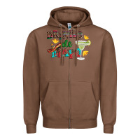 Chestnut drinko de mayo with margarita and  sombrero Zipper Hoodie - Artiststas