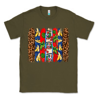 Army Green dominican republic brushstrokes Classic Tee - AdoDesignShop