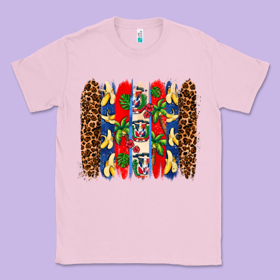 Dominican Republic Brushstrokes Classic Tee Designed By Adodesignshop