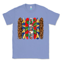 Colony Blue dominican republic brushstrokes Classic Tee - AdoDesignShop