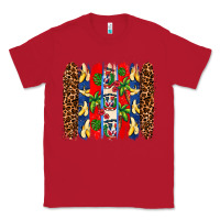 Red dominican republic brushstrokes Classic Tee - AdoDesignShop