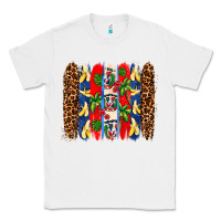 White dominican republic brushstrokes Classic Tee - AdoDesignShop