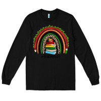 Black Christmas Teacherlife rainbow Long Sleeve Tee - JahusDesignShop