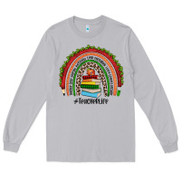 Moon Dust Christmas Teacherlife rainbow Long Sleeve Tee - JahusDesignShop