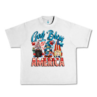 God Blessed America Gnomes 4th Of July Urban Heavy Tee | Teevron