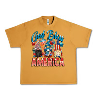 Peanut Butter God blessed America gnomes 4th of July Urban Heavy Tee - CowGirlArtShop