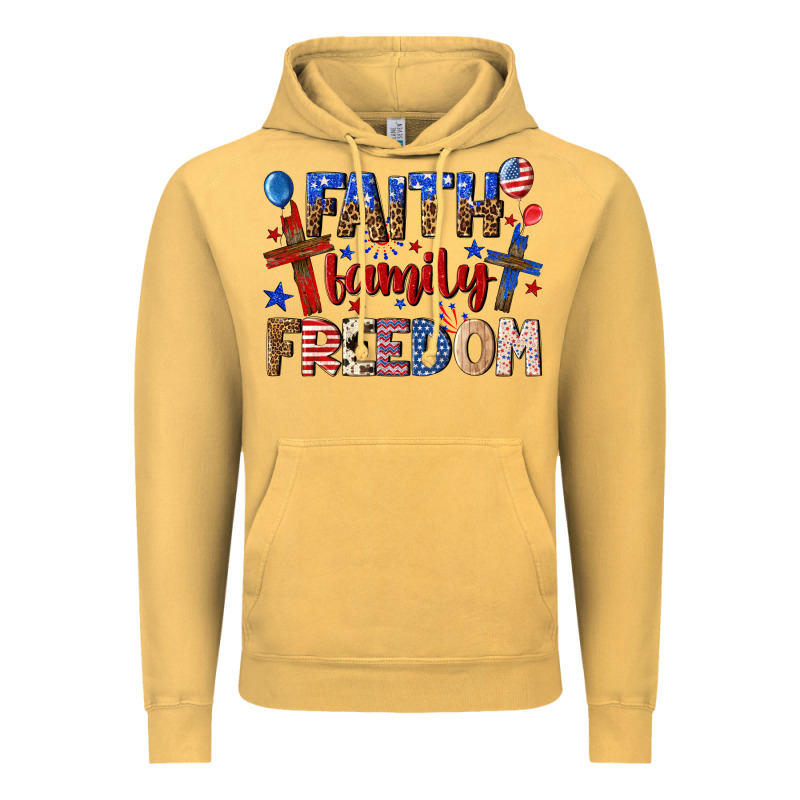 Faith Family Freedom Vintage Hoodie by texasbilliewilder | Teevron