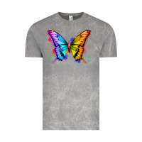 Cloud Rock rainbow butterfly Vintage Tee - Zillion Design Studio