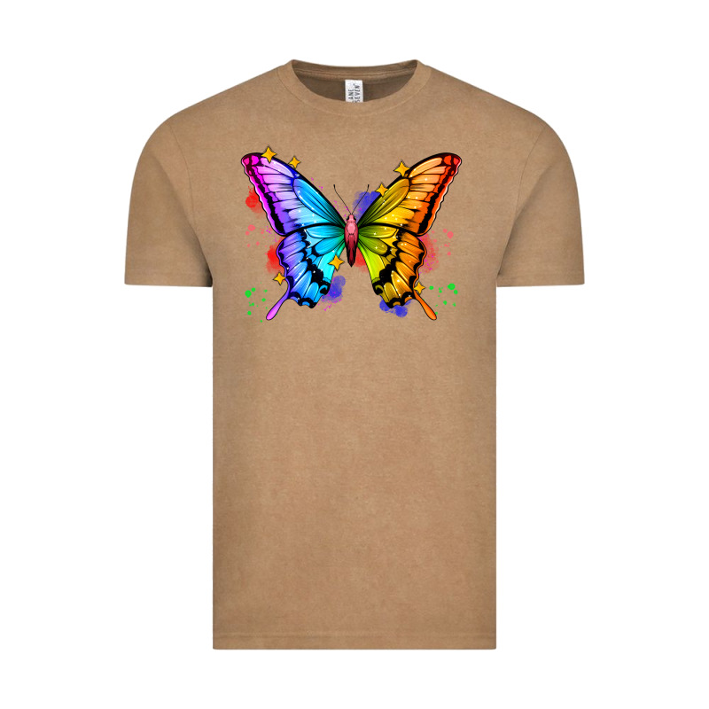 Rainbow Butterfly Vintage Tee by Zillion Design Studio | Teevron