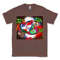 Chestnut dominican republic  leopard Classic Tee - AdoDesignShop