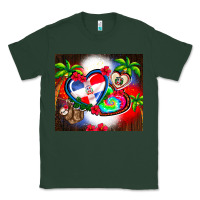 Sports Green dominican republic  leopard Classic Tee - AdoDesignShop