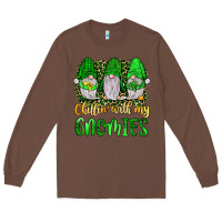 Chestnut st patrick s chillin with my gnomies Long Sleeve Tee - JahusDesignShop
