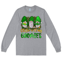 Heather Grey st patrick s chillin with my gnomies Long Sleeve Tee - JahusDesignShop