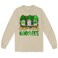 Mushroom st patrick s chillin with my gnomies Long Sleeve Tee - JahusDesignShop