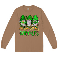 Toasted Coconut st patrick s chillin with my gnomies Long Sleeve Tee - JahusDesignShop