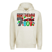 Oatmeal Heather birthday boy Premium Hoodie - BundleAndBundleShop