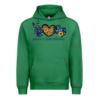Emerald Peace Love Texas Urban Hoodie - Bettercallsaul