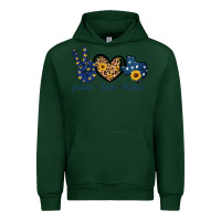 Forest Green Peace Love Texas Urban Hoodie - Bettercallsaul