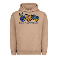 Pigment Burro Peace Love Texas Urban Hoodie - Bettercallsaul