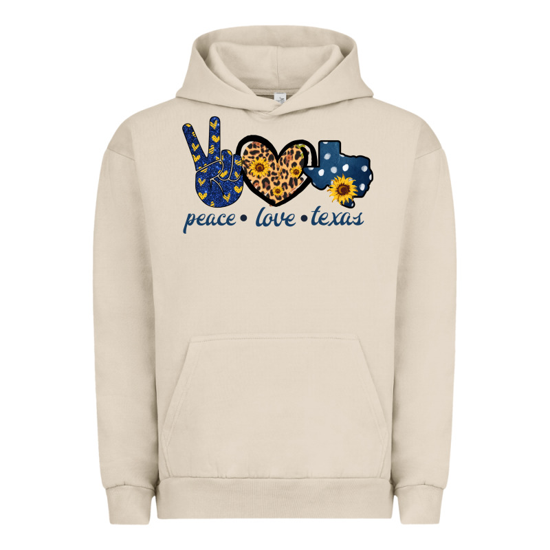 Peace Love Texas Urban Hoodie by Bettercallsaul | Teevron