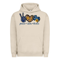 Pigment French Oak Peace Love Texas Urban Hoodie - Bettercallsaul