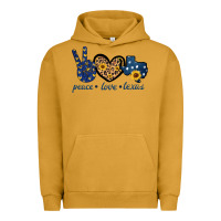 Pigment Peanut Butter Peace Love Texas Urban Hoodie - Bettercallsaul
