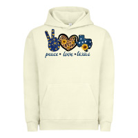 Pigment Pistachio Peace Love Texas Urban Hoodie - Bettercallsaul