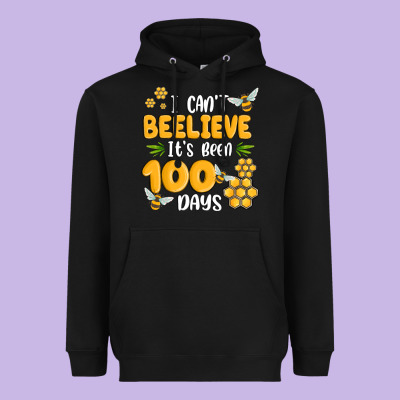 I Cant Beelieve Its Been 100 Days Heavyweight Hoodie Designed By Maliassmallbusiness