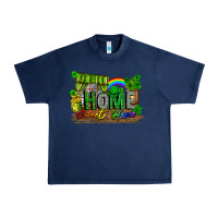 Navy home sweet home Urban Heavy Tee - FaDigitalArtStudio